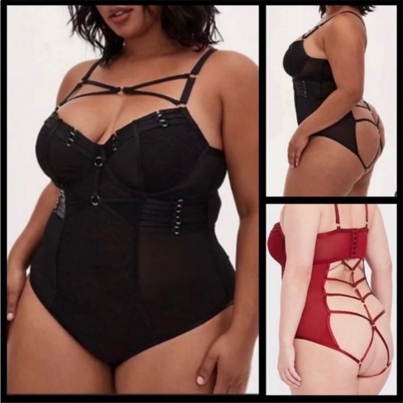 torrid Other - NWT torrid harness caged open back bodysuit